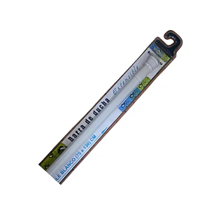Barra De Ducha Extensible Blanco 75-130Cm Inoxcrom 