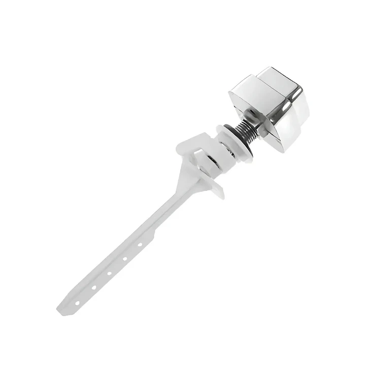 Boton Lateral De Estanque Cuadrado Cromado Plastico Aquakit  1