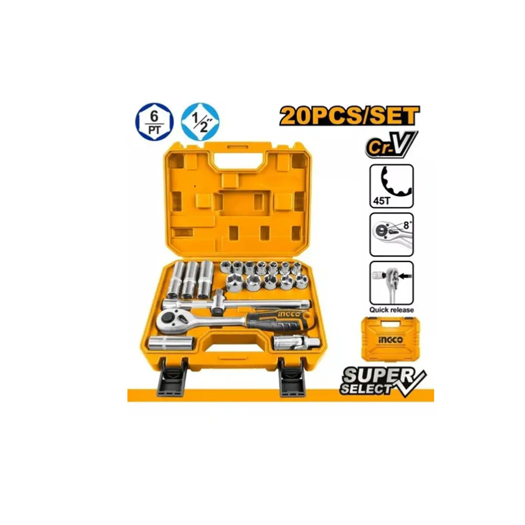 Set Dados Y Chicharra Industrial 20 Pcs 1/2