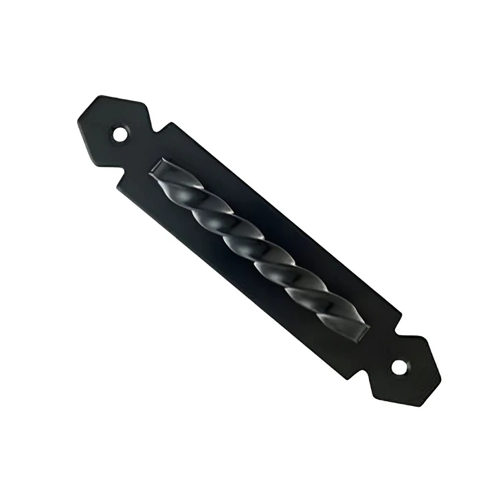 Manilla Fierro Rustica Colonial Con Base 19cm Jaque  1