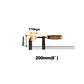 Prensa Sargento Tipo F Industrial 50x200mm Ingco - Miniatura 1
