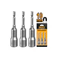 Juego Dados Adaptador Para Taladro 10mm Punta Magnetica 3 Pcs Ingco - Miniatura 1