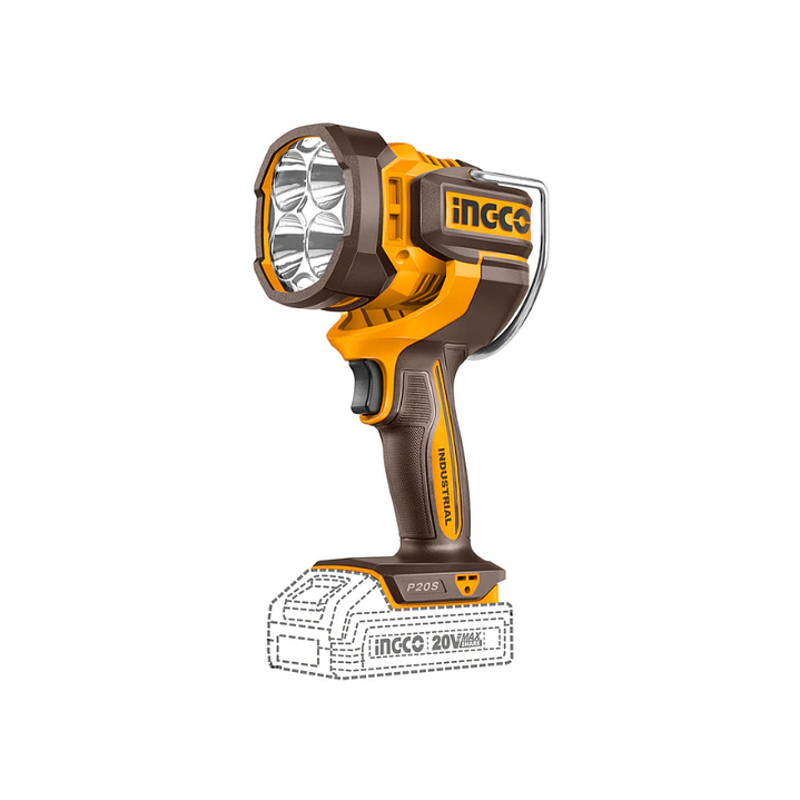 Lampara Led Industrial Inalambrica 800/2500LUM 20V Ingco 1