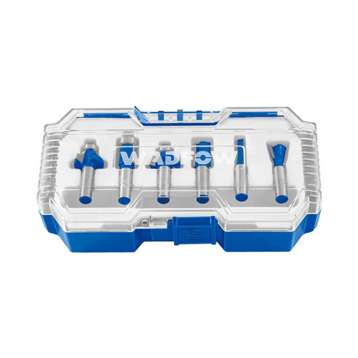 Set De 6 Fresas Para Router Vástago 6mm Wadfow 1