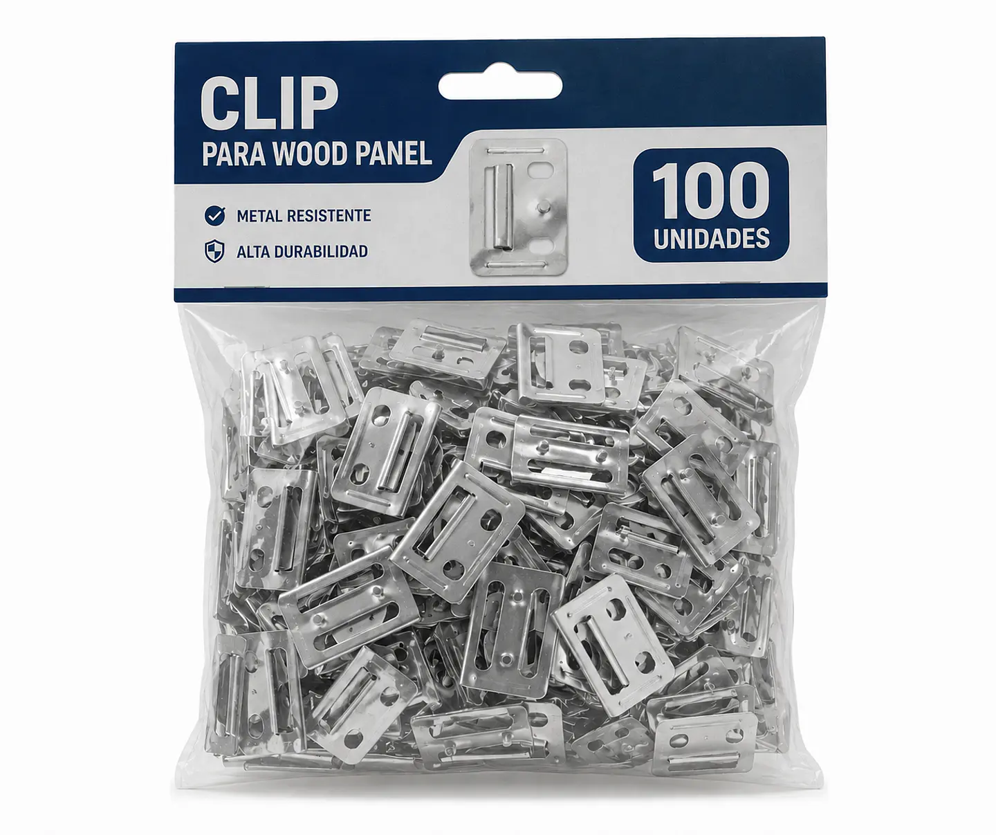 Clip para wood panel 100 unidades  1