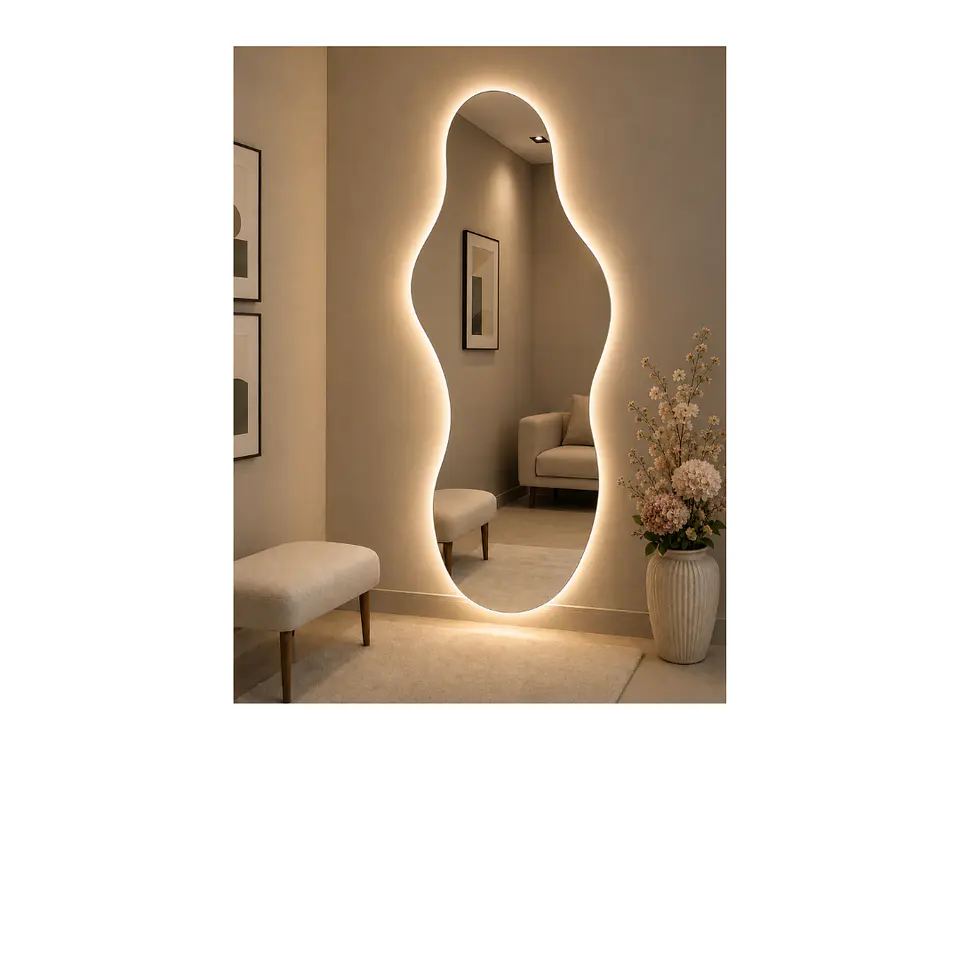 Espejo Led Irregular Sin Marco L13  1