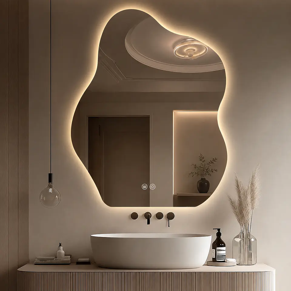 Espejo LED Irregular Sin Marco 70x90 cm  L10-90 1