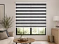 Cortina Duo Gris Oscuro Alto 240 cm - Miniatura 2