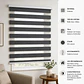 Cortina Duo Gris Oscuro Alto 240 cm - Miniatura 3