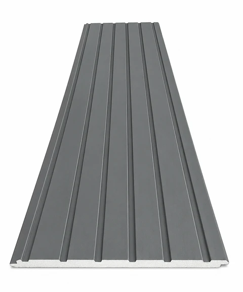 SIDING GRIS RANURADO 