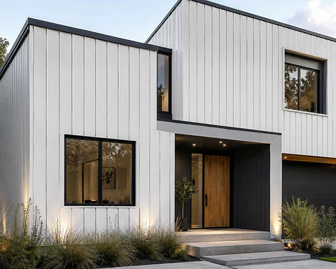 METAL SIDING BLANCO LISO