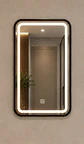 Espejo LED Rectangular L05 Color Negro 40x60 cm - Miniatura 1