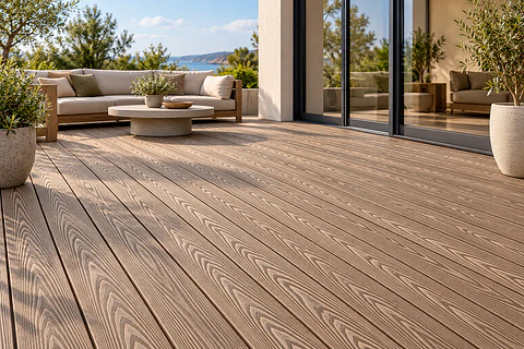 Piso Deck WPC 140 × 25 × 2200 mm
