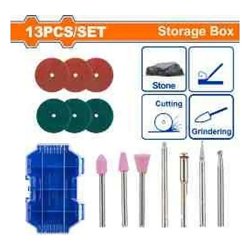 ACCESORIOS MINIRECTIFICADORA 13 PCS WADFOW 1