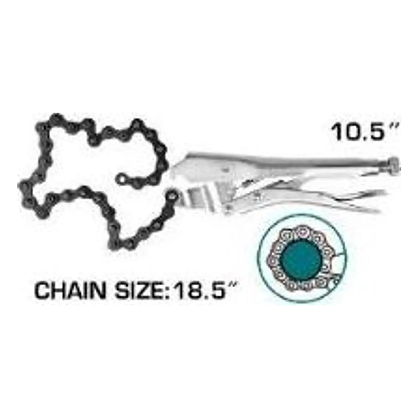 ALICATE CAIMAN CON CADENA 10.5