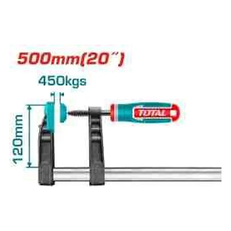 PRENSA SARGENTO 120X500MM TOTAL 1