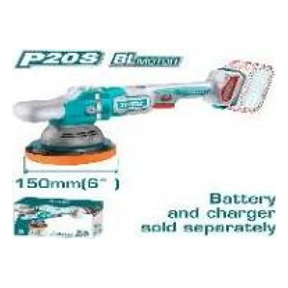 PULIDORA INALAMBRICO 150MM 20V TOTAL SIN BATERIA SIN CARGADO 1