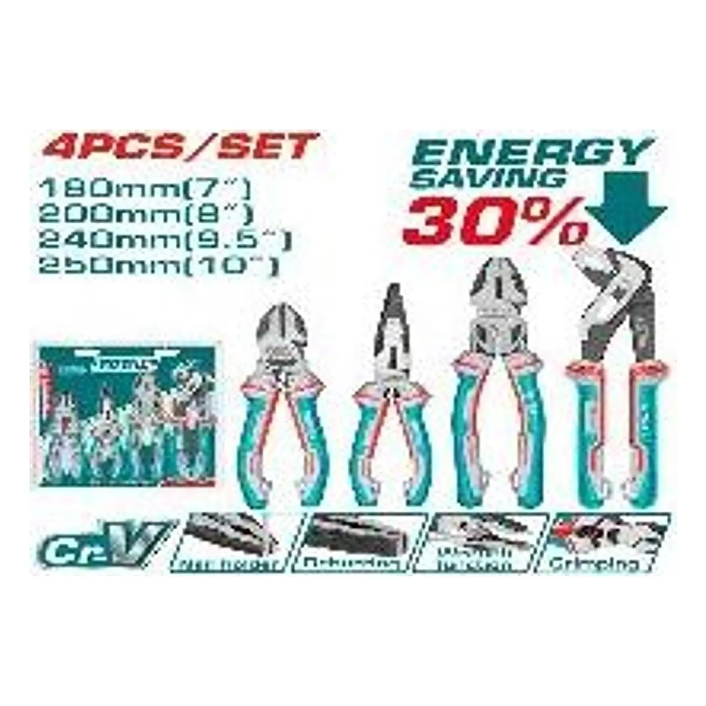 JGO ALICATES POR 4PCS TOTAL 1