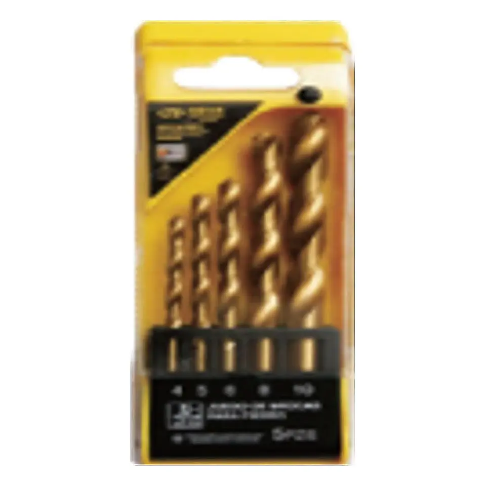 JGO BROCAS P FIERRO 5PCS TITANIUM 4-10MM NEVA 1
