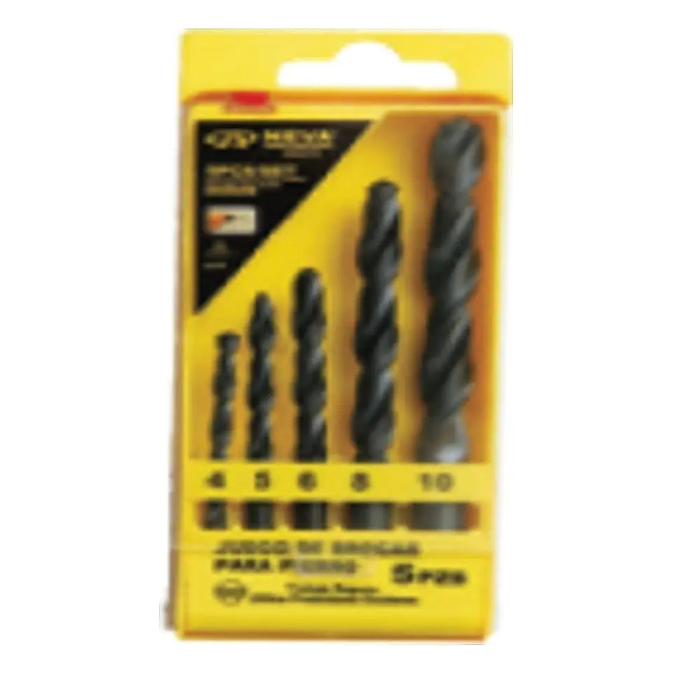 JGO BROCAS P FIERRO 5PCS HSS 4-10MM NEVA 1