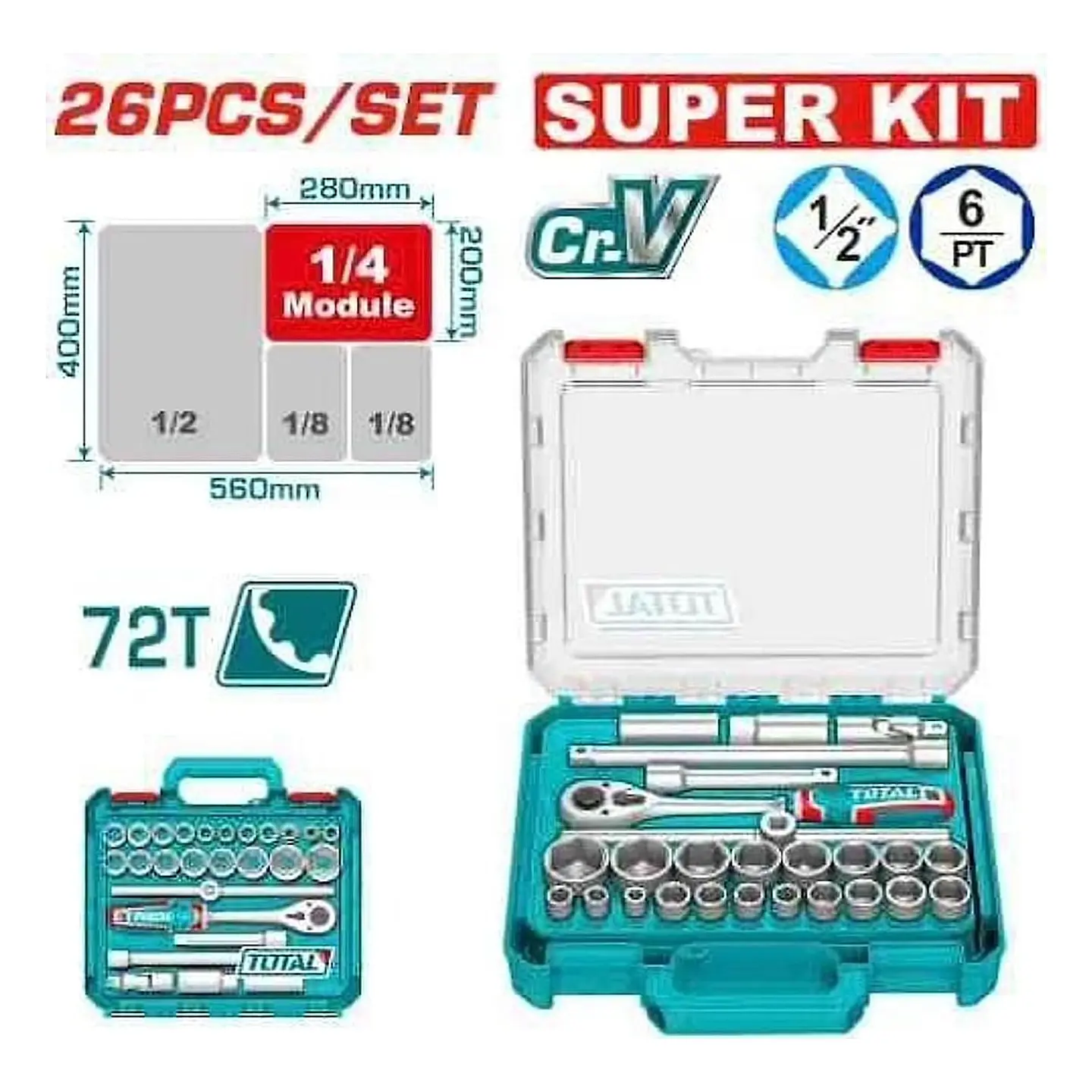 JGO DADOS POR 26 PCS 1/2