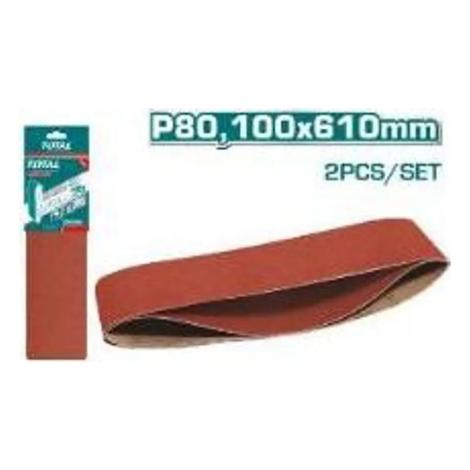 LIJA PARA LIJADORA DE BANDA 100X610MM P80 TOTAL 1