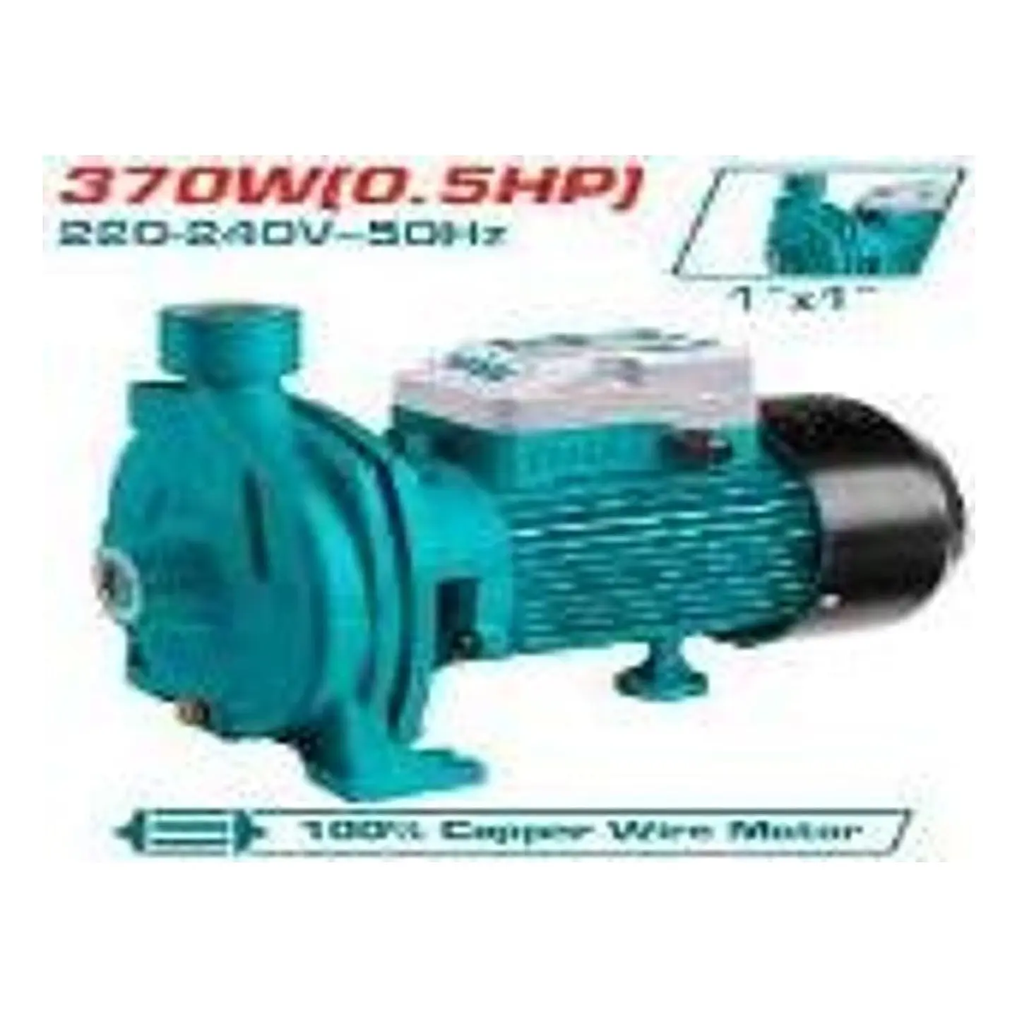 BOMBA DE AGUA CENTRIFUGA 0.5HP TOTAL 1