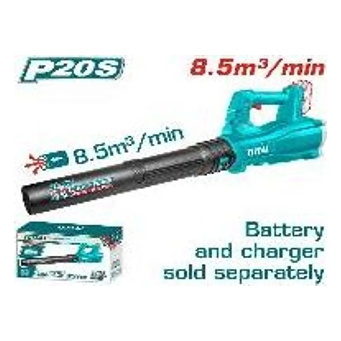 SOPLADOR INALAMBRICO LITIO-ION 20V TOTAL SIN BATERIA Y SIN C 1