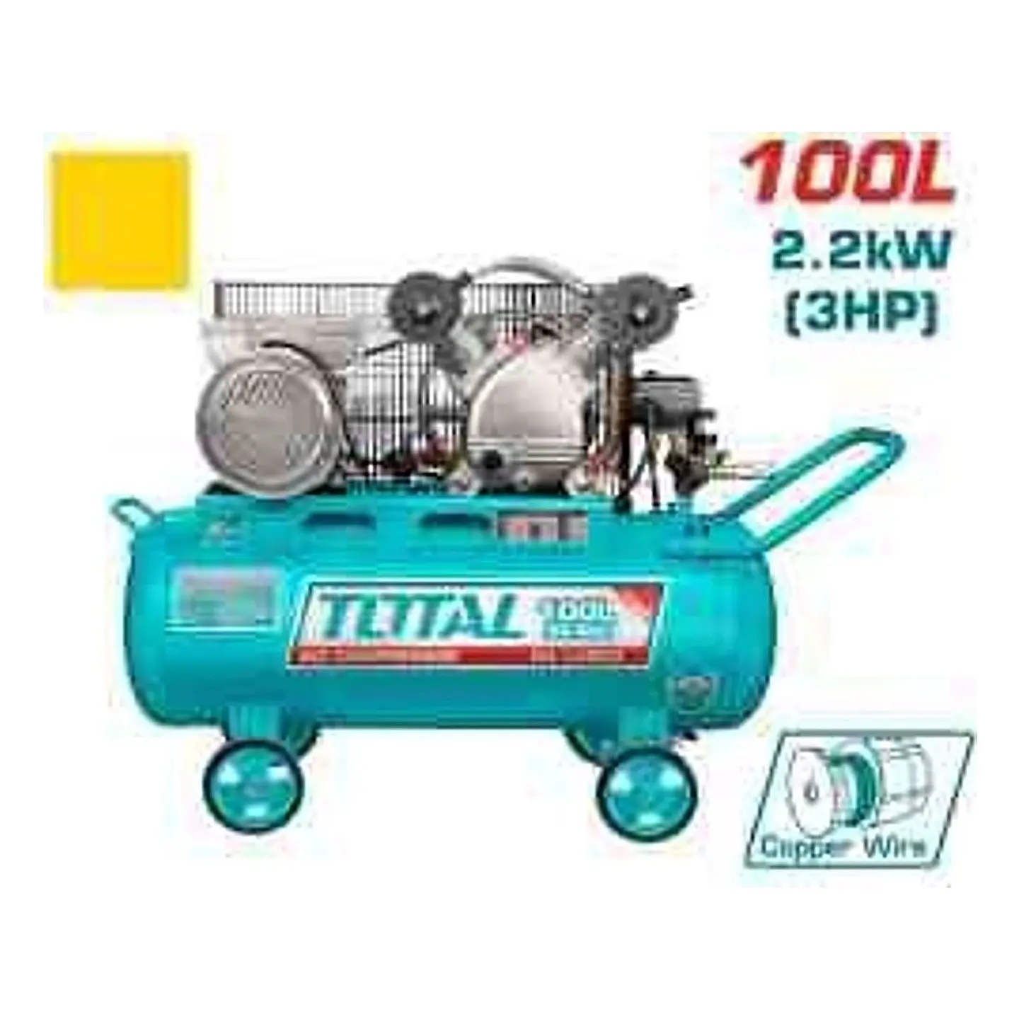 COMPRESOR DE AIRE 100LTS 3HP TOTAL 1