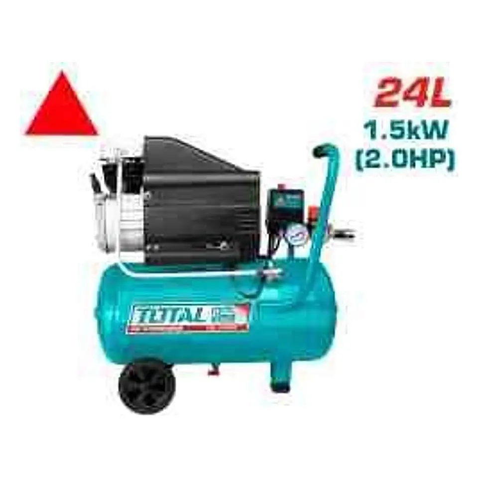 COMPRESOR DE AIRE 24LTS 2HP TOTAL 1