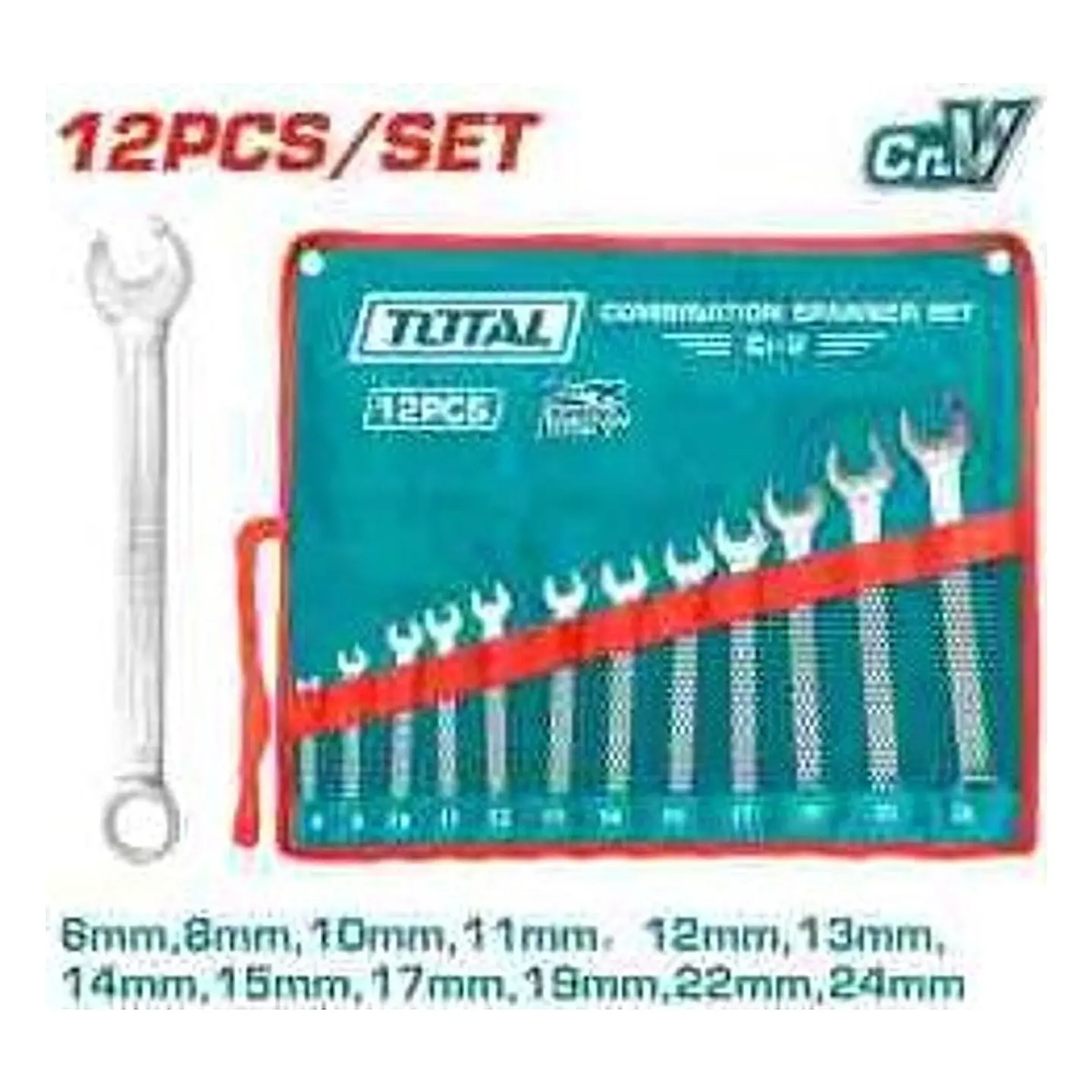 JGO LLAVE P. CORONA POR 12PCS 6-24MM TOTAL 1