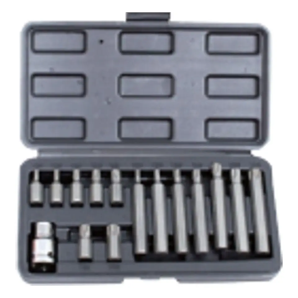 JGO PUNTA DESTORNILLADOR 15PCS T20-T55 MAKAWA 1