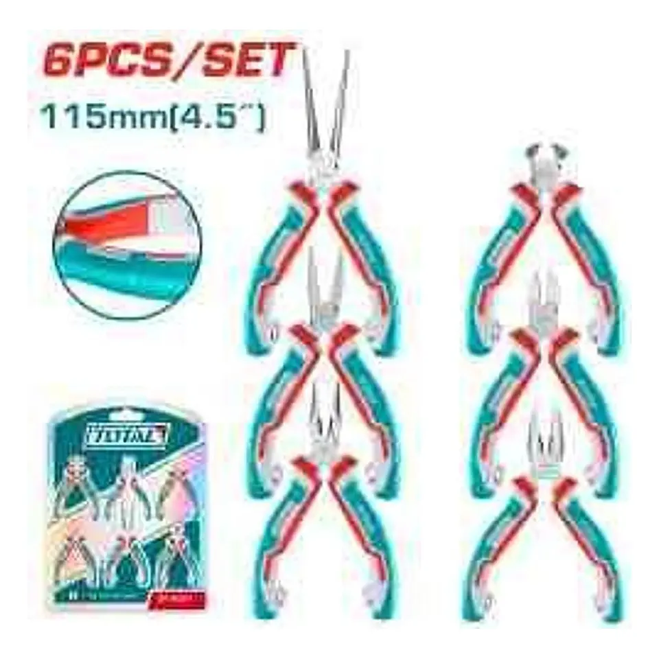 JGO MINI ALICATES POR 6PCS TOTAL 1