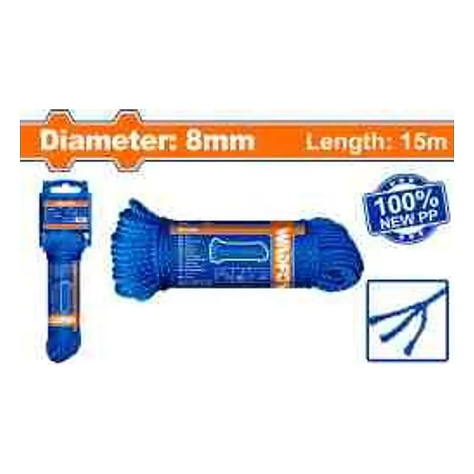 CUERDA PP 8MM LARGO 15M WADFOW 1