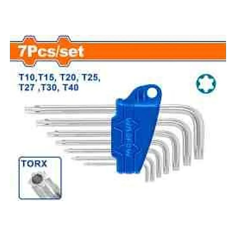 JUEGO 7 LLAVE TORX WADFOW 1