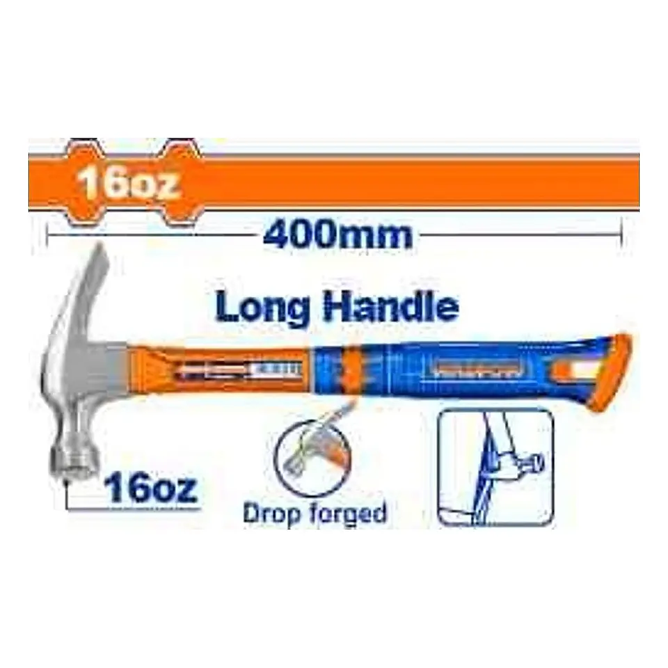 MARTILLO CARPINTERO 16 OZ MANGO FIBRA WADFOW 1