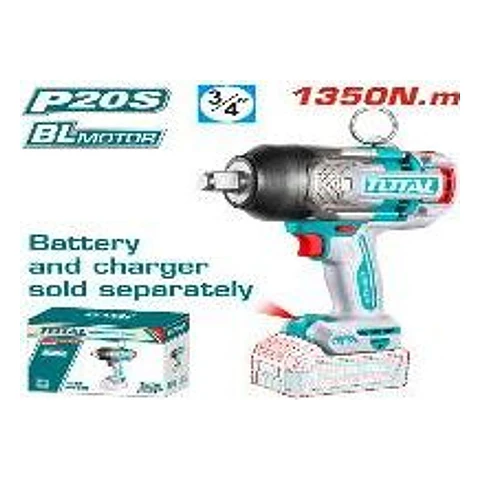 LLAVE DE IMPACTO INALAMBRICO 3/4" 20V 1.350NM TOTAL