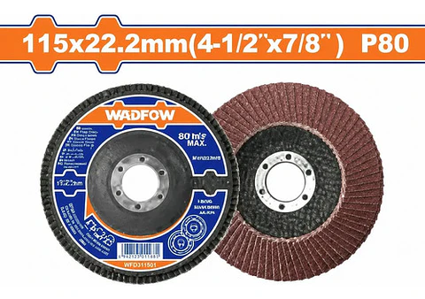 DISCO FLAP 4-1/2 (115 MM) P80 WADFOW