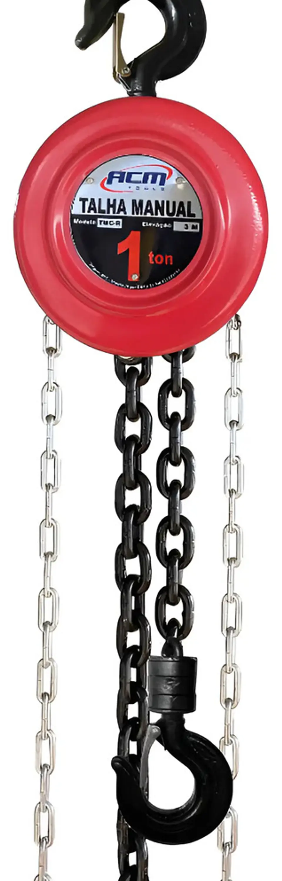 TECLE MANUAL 1 TON ROJO NEVA 1