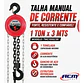 TECLE MANUAL 1 TON ROJO NEVA - Miniatura 3