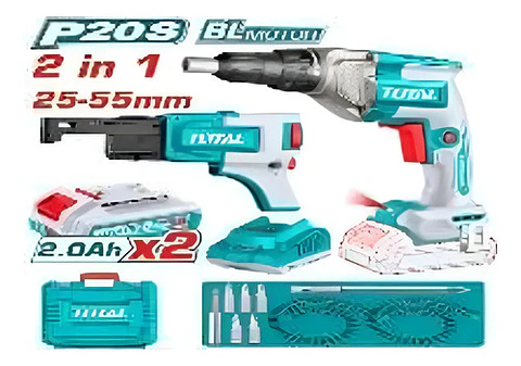 KIT ATORNILLADOR + CARGADOR DE TONILLOS DRYWALL INALAMBRICO