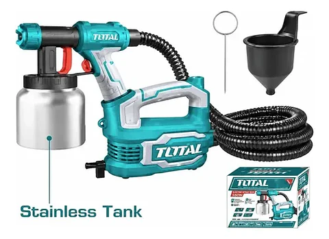 PISTOLA DE PINTAR 550W 850ML TOTAL TAMBOR ALUM