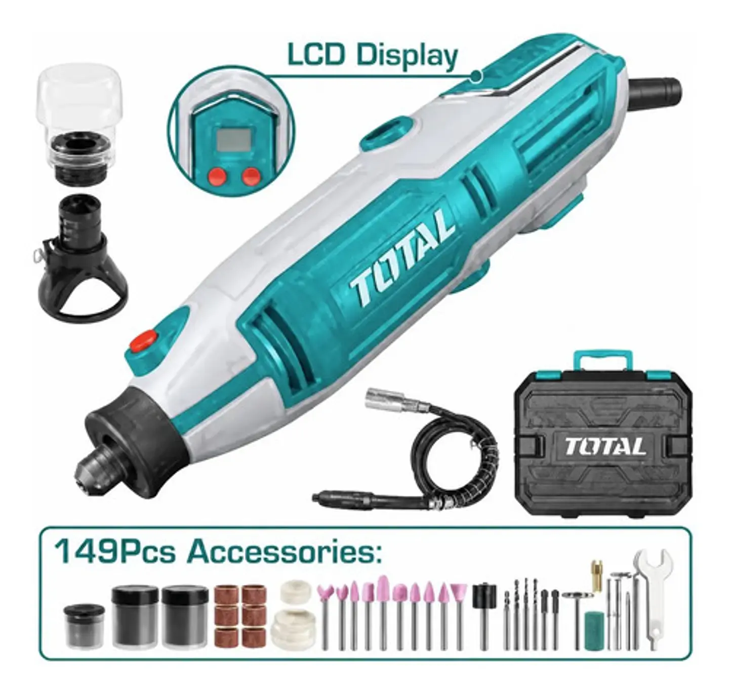 HERRAMIENTA MINI RECTIFICADORA200W TOTAL 1