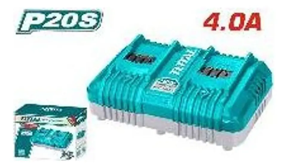 CARGADOR INTELIGENTE DOBLE 20V 4A TOTAL 1