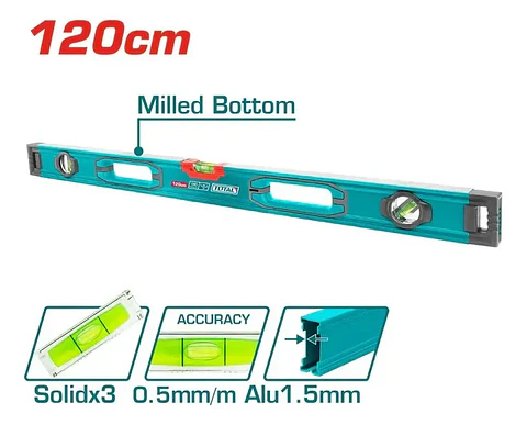 NIVEL ALUMINIO 48" 120CM TOTAL
