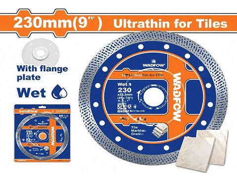 DISCO DIAMATADO CERAMICA 9" (230MM) WADFOW
