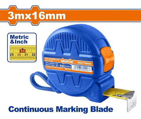 CINTA METRICA 3MT X 16MM  WADFOW