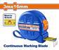 CINTA METRICA 3MT X 16MM  WADFOW - Miniatura 2