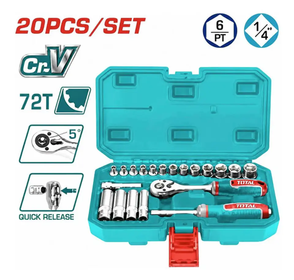JGO DADOS POR 20 PCS 1/4