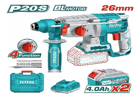 ROTOMARTILLO INALAMBRICO 20V 4.5J SDS PLUS TOTAL